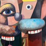 George Condo, Woman and Man, 2008