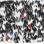 Donald Sultan, Five Blacks, Dec 19 1996, 1996