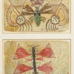 UTE STEBICH COLLECTION - ANIMA , #7 - Minnie Evans (1892-1987), two drawings, 1942, 1943