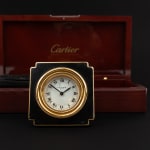 Jaeger LeCoultre, Jaeger LeCoultre Atmos Gold with custard dial , 1981