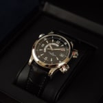 Jaeger LeCoultre, Jaeger LeCoultre Atmos Gold with custard dial , 1981