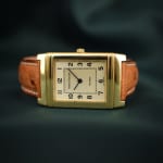 Jaeger LeCoultre, Jaeger LeCoultre Atmos Gold with custard dial , 1981