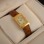 Jaeger LeCoultre, Jaeger LeCoultre Atmos Gold with custard dial , 1981