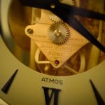 Jaeger LeCoultre, Jaeger LeCoultre Atmos Gold with custard dial , 1981