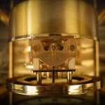 Jaeger LeCoultre, Jaeger LeCoultre Atmos Gold with custard dial , 1981
