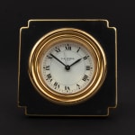Jaeger LeCoultre, Jaeger LeCoultre Atmos Gold with custard dial , 1981