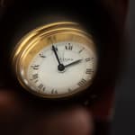 Jaeger LeCoultre, Jaeger LeCoultre Atmos Gold with custard dial , 1981