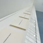 Robert Barry, Index cards (NonSense)