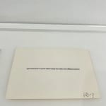 Robert Barry, Index cards (NonSense)