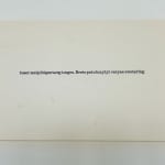 Robert Barry, Index cards (NonSense)