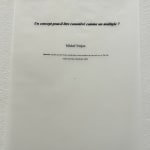 Michel Verjux, Percept / Acte / Concept, 2024