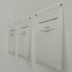 Michel Verjux, Percept / Acte / Concept, 2024