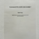 Michel Verjux, Percept / Acte / Concept, 2024