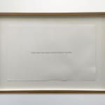 Robert Barry, Untitled , 2019