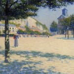 CHARLES FRECHON, PAYSAGE FLUVIAL, CIRCA 1904