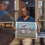Abiodun Olaku, Royal Procession (Durbar series), 2003