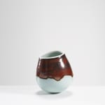 Chris Keenan, C52 & C53. Pair of Celadon and Tenmoku Bottles
