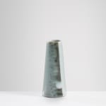 Chris Keenan, 97-99 Trio of tenmoku and celadon rocking bowls with red teardrop