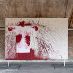 Hermann Nitsch, Schüttbild (L), 2021