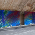 Hermann Nitsch, Schüttbild (L), 2021