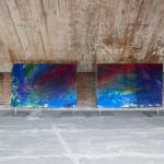 Hermann Nitsch, Schüttbild (L), 2021