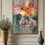 Lilia Orlova-Holmes, Summer flowers , 2024