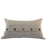 Chausey, ‘Vanessa’ Cushion in Violet/Olive