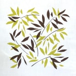 Chausey, ‘Vanessa’ Cushion in Violet/Olive