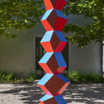 Angela Bulloch, Heavy Metal Stack of Six: Copper Nut, 2024