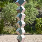 Angela Bulloch, Heavy Metal Stack of Six: Copper Nut, 2024
