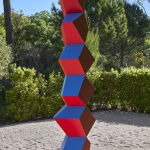 Angela Bulloch, Heavy Metal Stack of Six: Copper Nut, 2024
