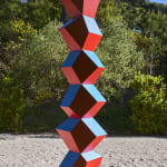 Angela Bulloch, Heavy Metal Stack of Six: Copper Nut, 2024