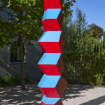 Angela Bulloch, Heavy Metal Stack of Six: Copper Nut, 2024
