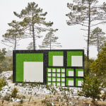 Claudia Comte, 128 squares and their demonstration, 2015