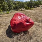 Dan Colen, Red M&M (No. 7), 2014