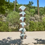 Angela Bulloch, Heavy Metal Stack of Six: Copper Nut, 2024