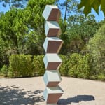 Angela Bulloch, Heavy Metal Stack of Six: Copper Nut, 2024