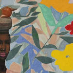 Wole Lagunju, Study of Woman Surmounted by Leopard II, 2022