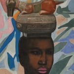Wole Lagunju, Study of Woman Surmounted by Leopard II, 2022