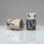 Suzuki Goro, Pair of tall Shino Cups, 1977