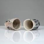 Suzuki Goro, Pair of tall Shino Cups, 1977