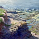 Michael McGuire, White Pansies and Lavender