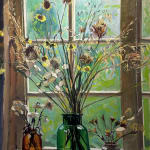 Lizzie Bentley, Wildflowers In The Studio Window