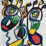 Chaïbia Talal, Untitled (Series of 10 Silkscreen ), 1990