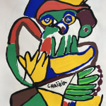 Chaïbia Talal, Untitled (Series of 10 Silkscreen ), 1990