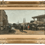 Eugène BOUDIN, Laveuses sur la Touques, 1896