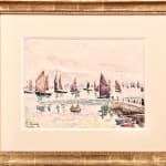 Paul SIGNAC, La Douane au Trieux, 1923 (circa)