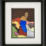 Gaston CHAISSAC, Composition à une tête, 1962