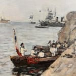 Eugène BOUDIN, Laveuses sur la Touques, 1896