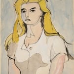 Jean HÉLION, Pegeen, la jeune fille aux cheveux jaunes, 1946